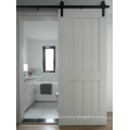 Interior barn door aluminum double sliding